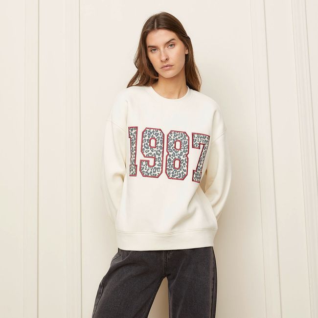 BASEMENT - Polerón Crew Neck Algodón Mujer Basement