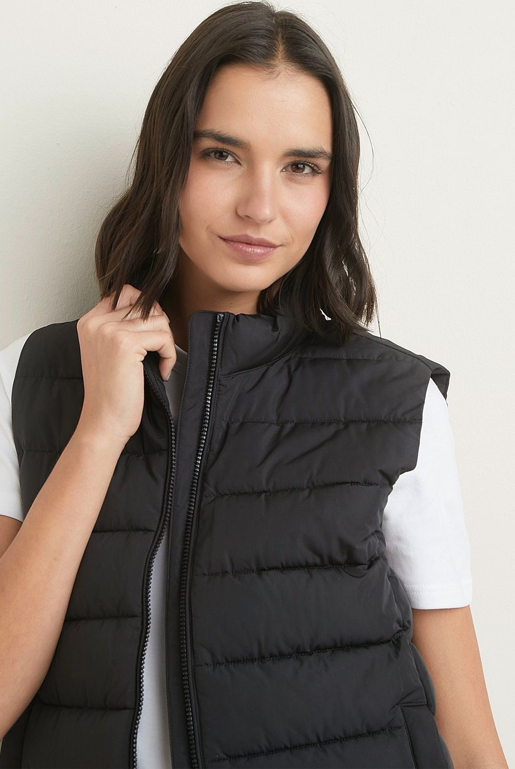 BASEMENT - Parka Basement Mujer Regular Fit Sin Mangas