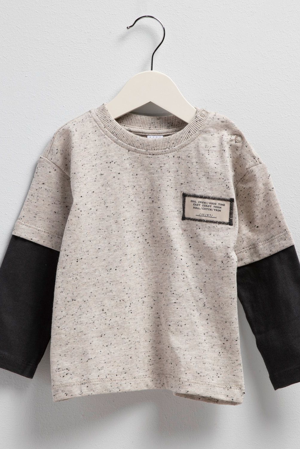 YAMP - Polera Manga Larga Casual Algodón Bebé Niño Yamp