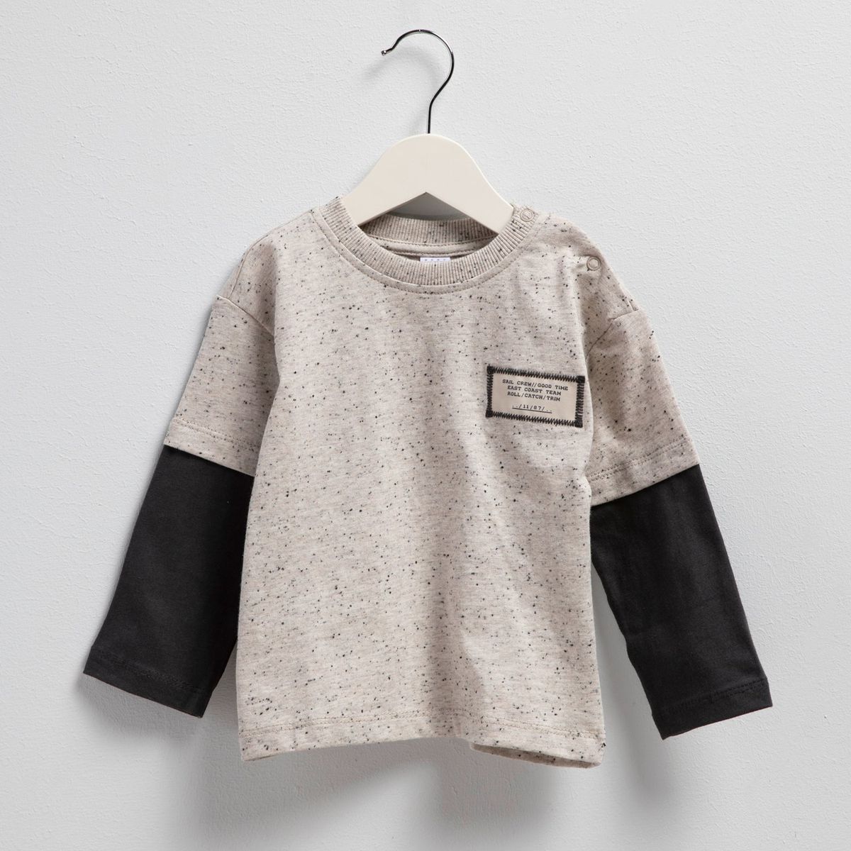 YAMP - Polera Manga Larga Casual Algodón Bebé Niño Yamp