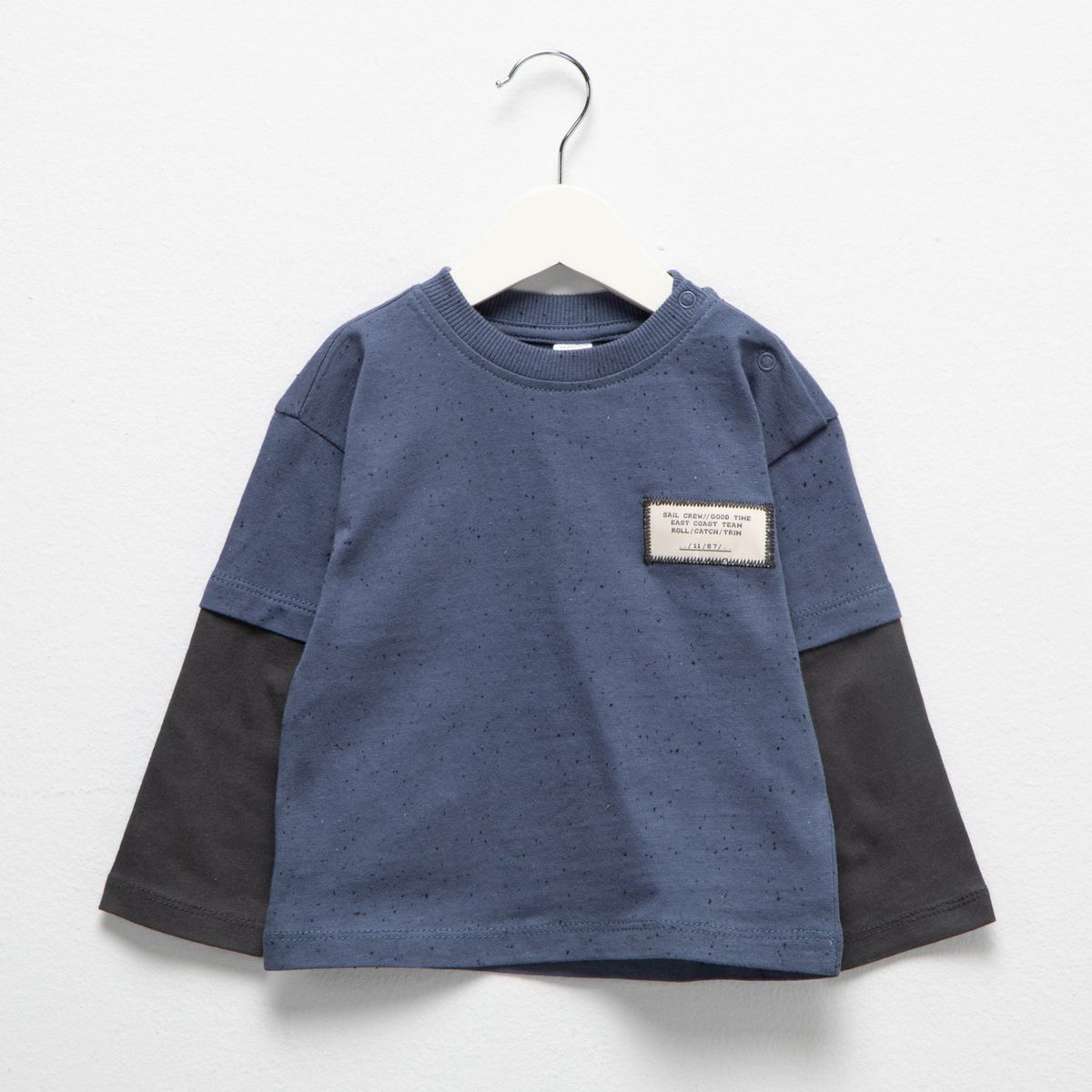 YAMP - Polera Manga Larga Casual Algodón Bebé Niño Yamp