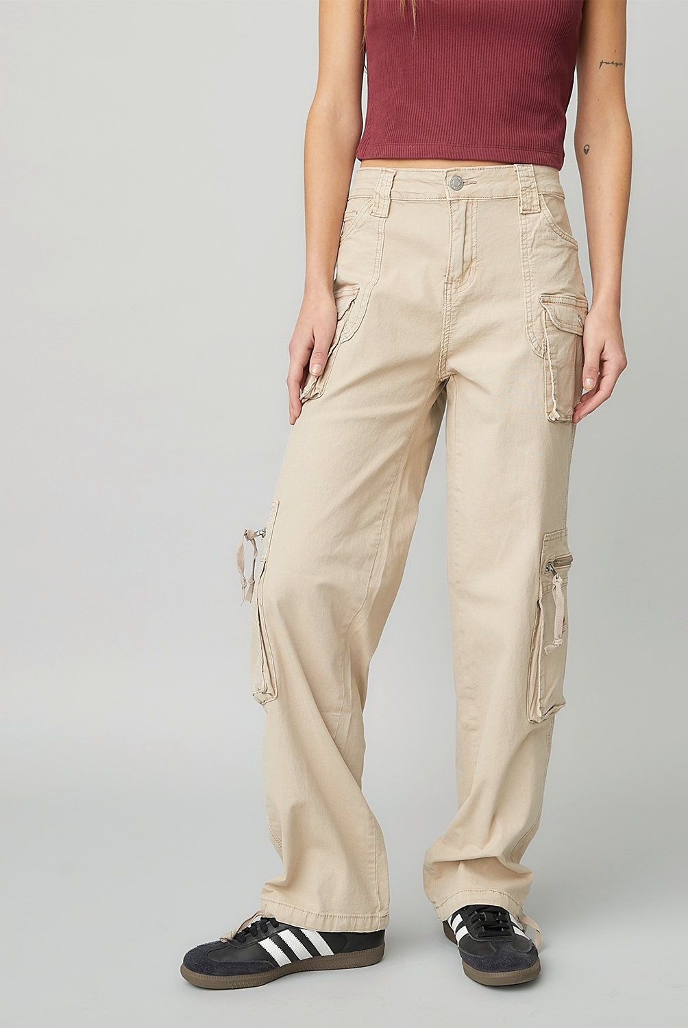 AMERICANINO - Pantalón Tiro Medio Mujer Americanino