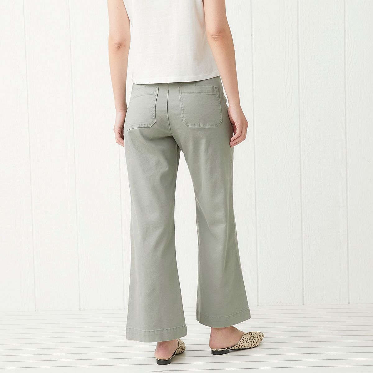 UNIVERSITY CLUB - Jeans Wide Leg University Club Mujer Calce Cómodo Algodón