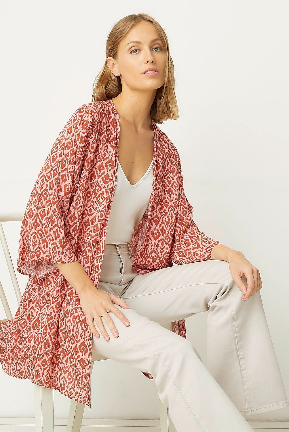 UNIVERSITY CLUB - Chaqueta University Club Estampada Manga Larga Mujer