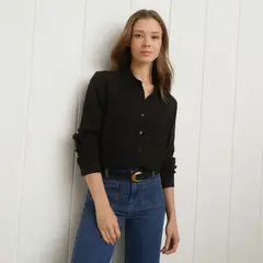 UNIVERSITY CLUB - Blusa Manga Larga Viscosa Mujer