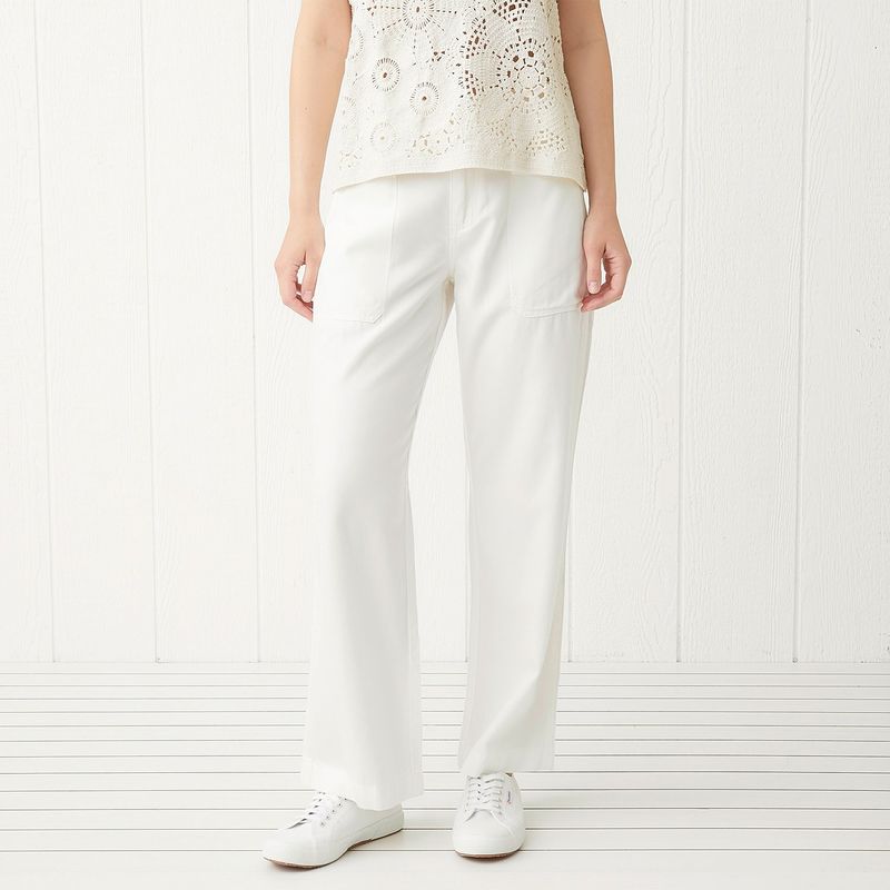 UNIVERSITY CLUB - Pantalón Flare Mujer University Club Lyocell Tiro Alto