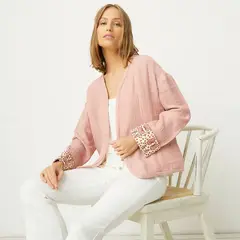UNIVERSITY CLUB - Chaqueta Mujer Manga Larga Fit Regular