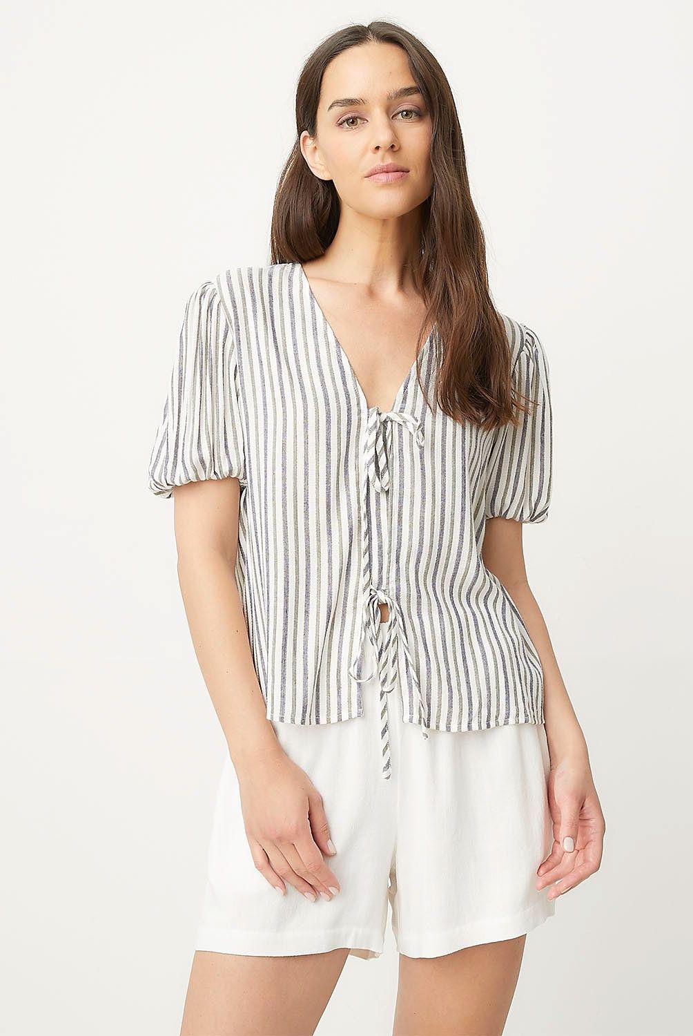 UNIVERSITY CLUB - Blusa University Club Mujer Viscosa Manga Corta Casual