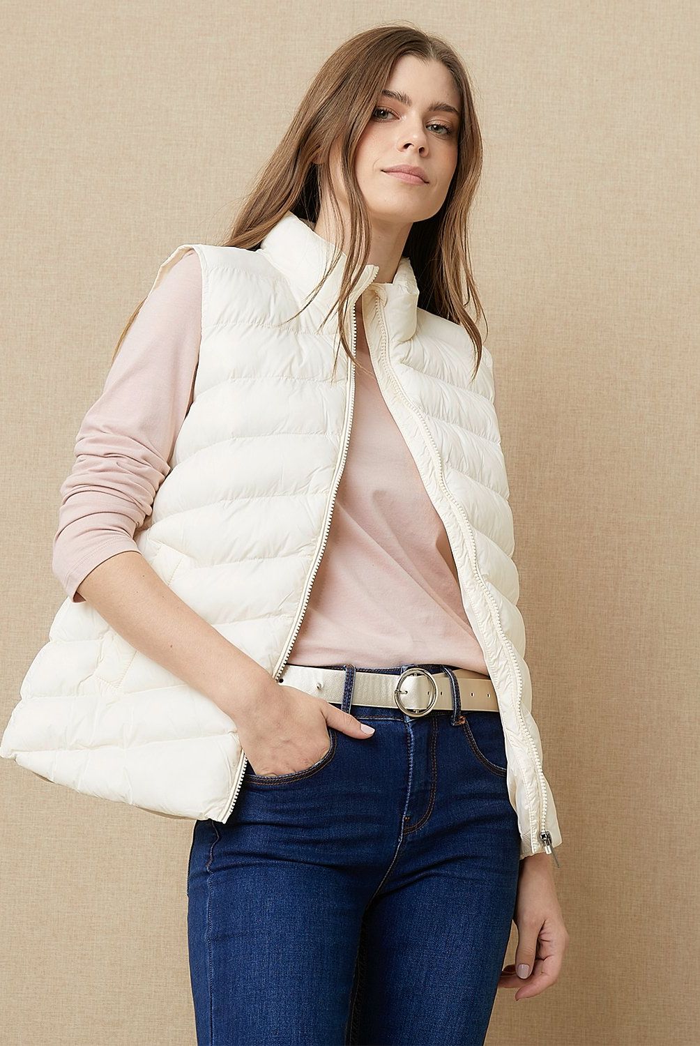 UNIVERSITY CLUB - Parka University Club Estampada Sin Mangas Mujer