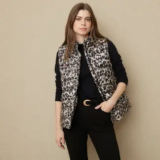 UNIVERSITY CLUB - Parka Estampada Sin Mangas Mujer