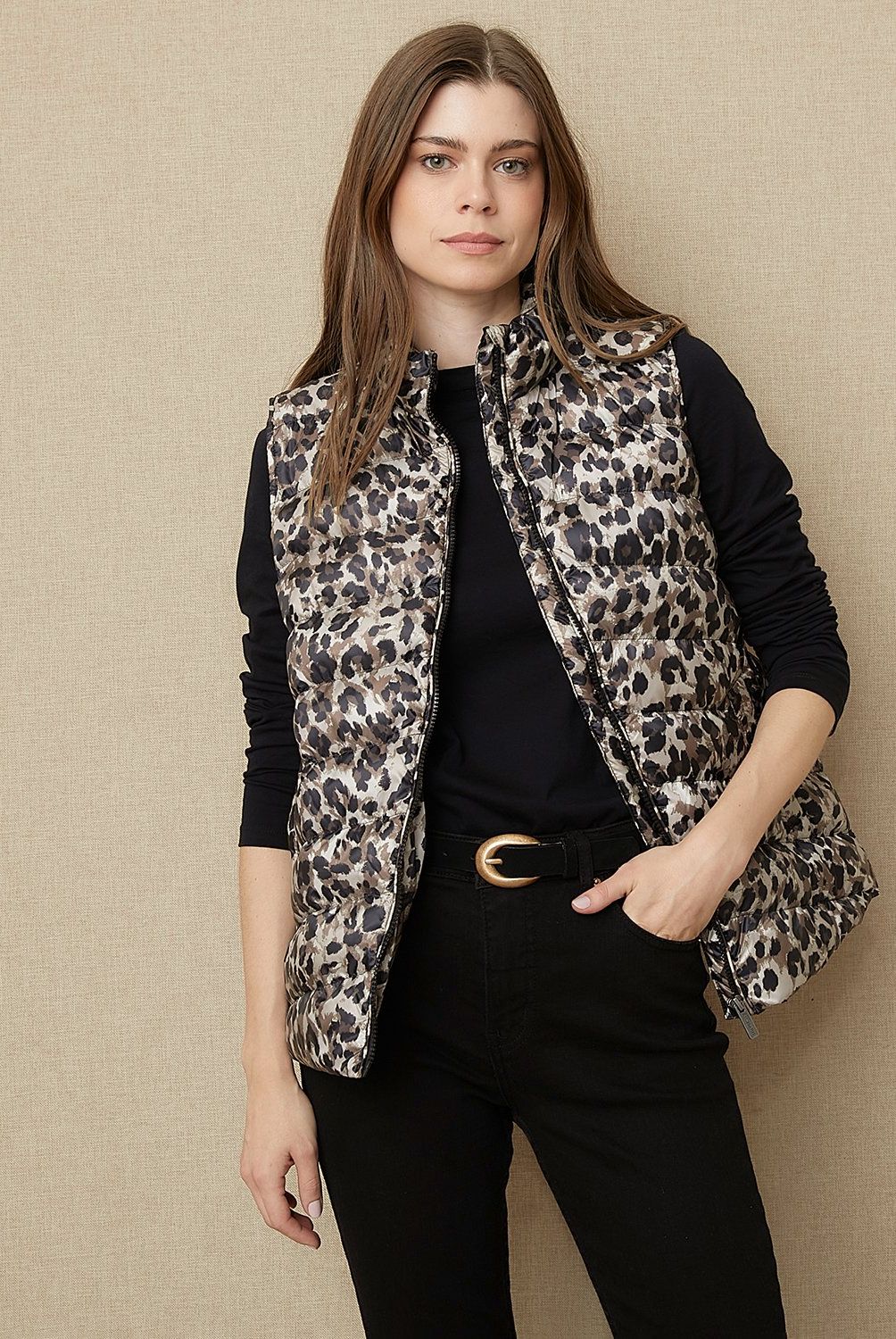 UNIVERSITY CLUB - Parka University Club Estampada Sin Mangas Mujer