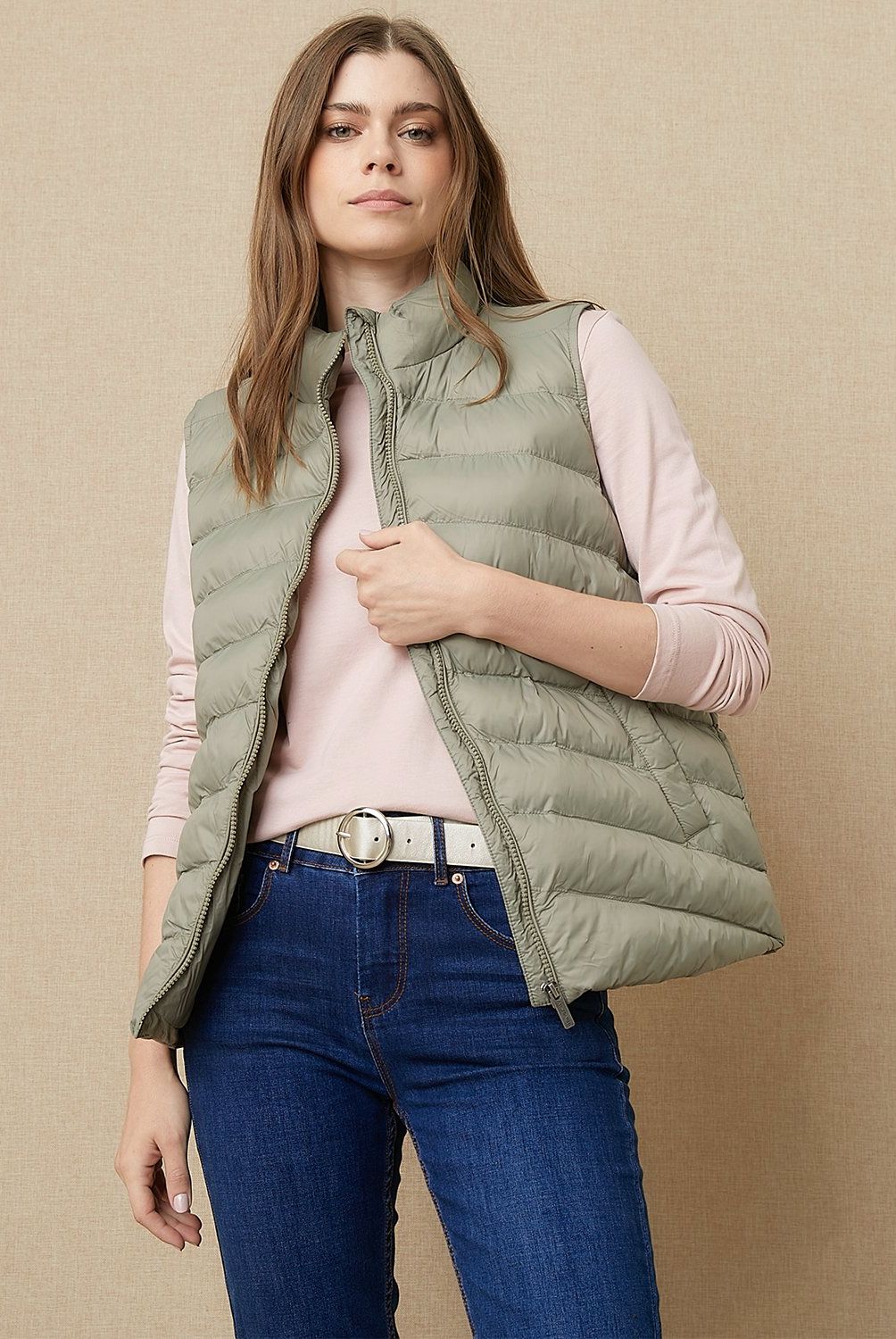 UNIVERSITY CLUB - Parka University Club Estampada Sin Mangas Mujer