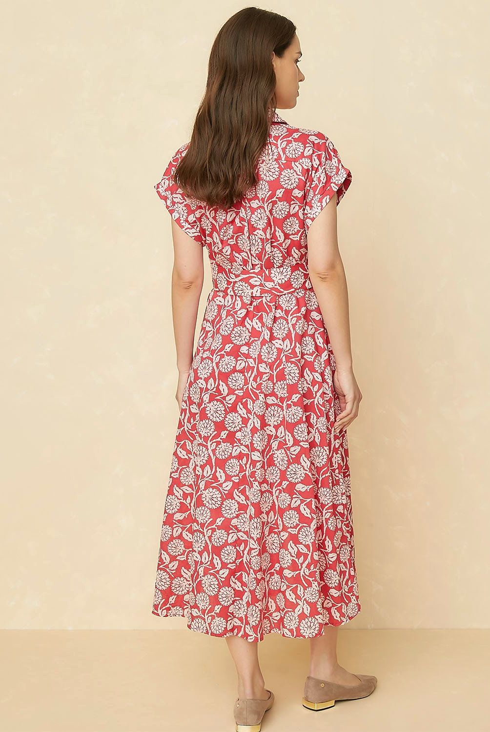 ELLE - Vestido Midi Algodón Mujer Elle