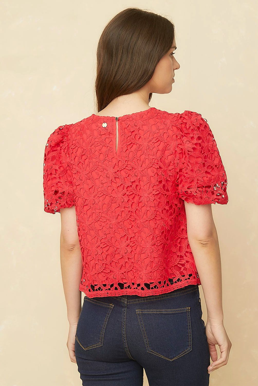 ELLE - Blusa Manga Corta Mujer Elle