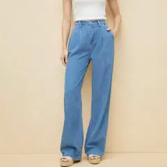 ELLE - Jeans Palazzo Lyocell Mujer