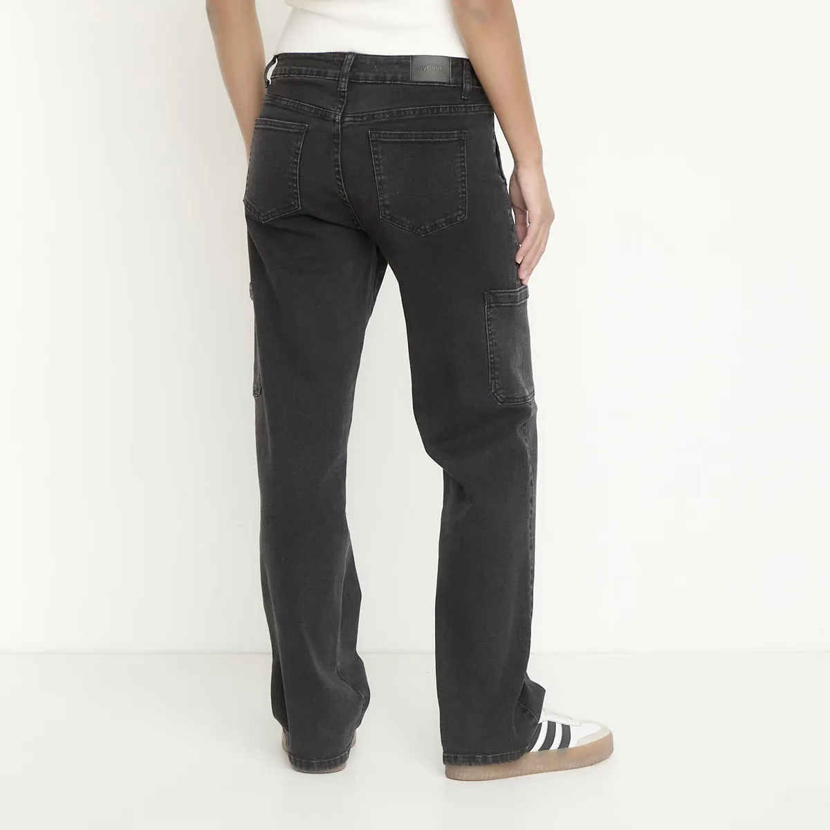 SYBILLA - Jeans Cargo Mujer Sybilla