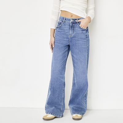 Imagen 1 del producto Jeans Wide Leg Tiro Alto Mujer