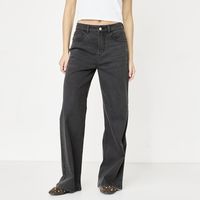 Jeans Wide Leg Tiro Alto Mujer