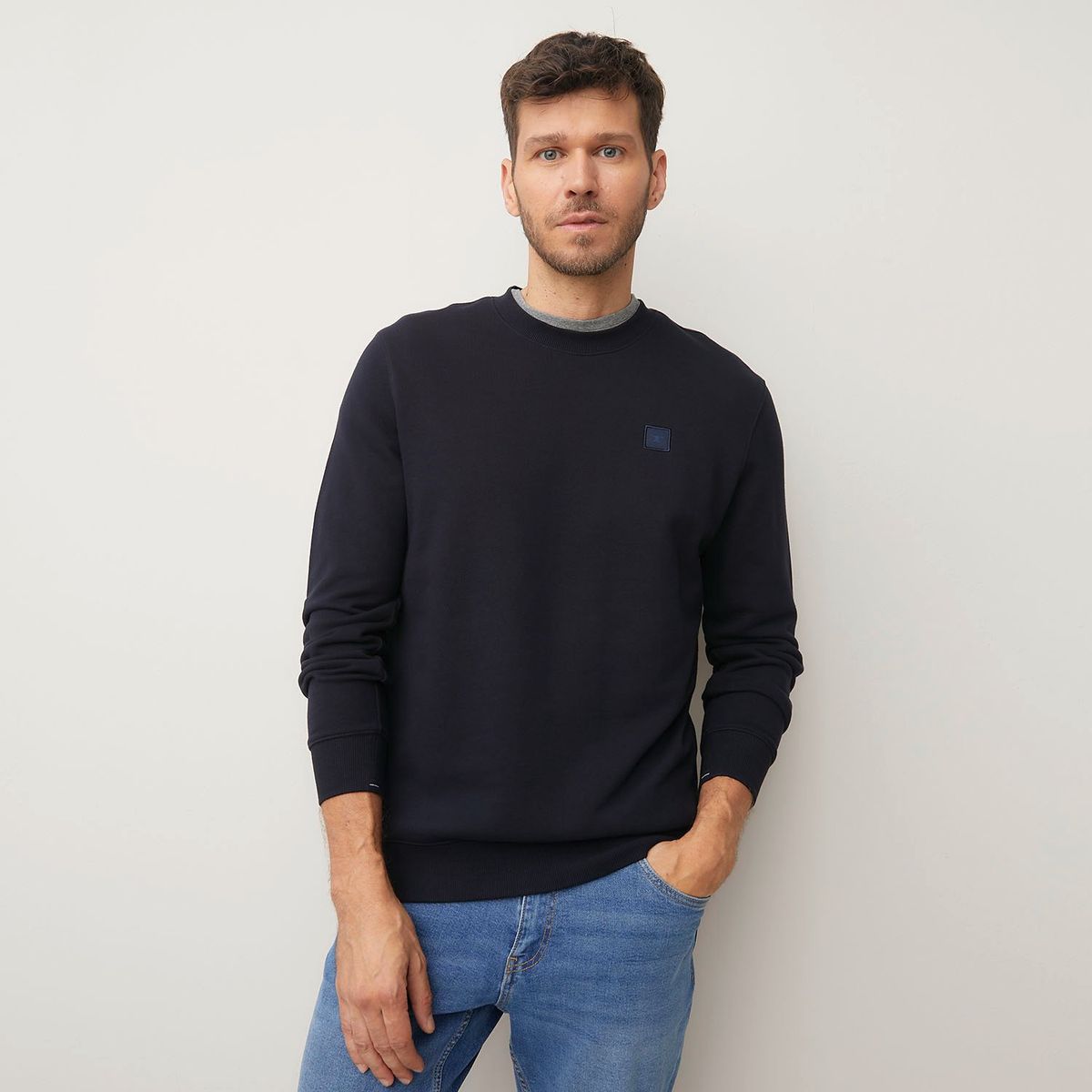 WOLF&HANK - Polerón Wolf&Hank Algodón Cuello Redondo Hombre Manga Larga