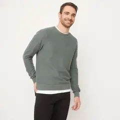 NEWPORT - Sweater Casual de Algodón Hombre Manga Larga
