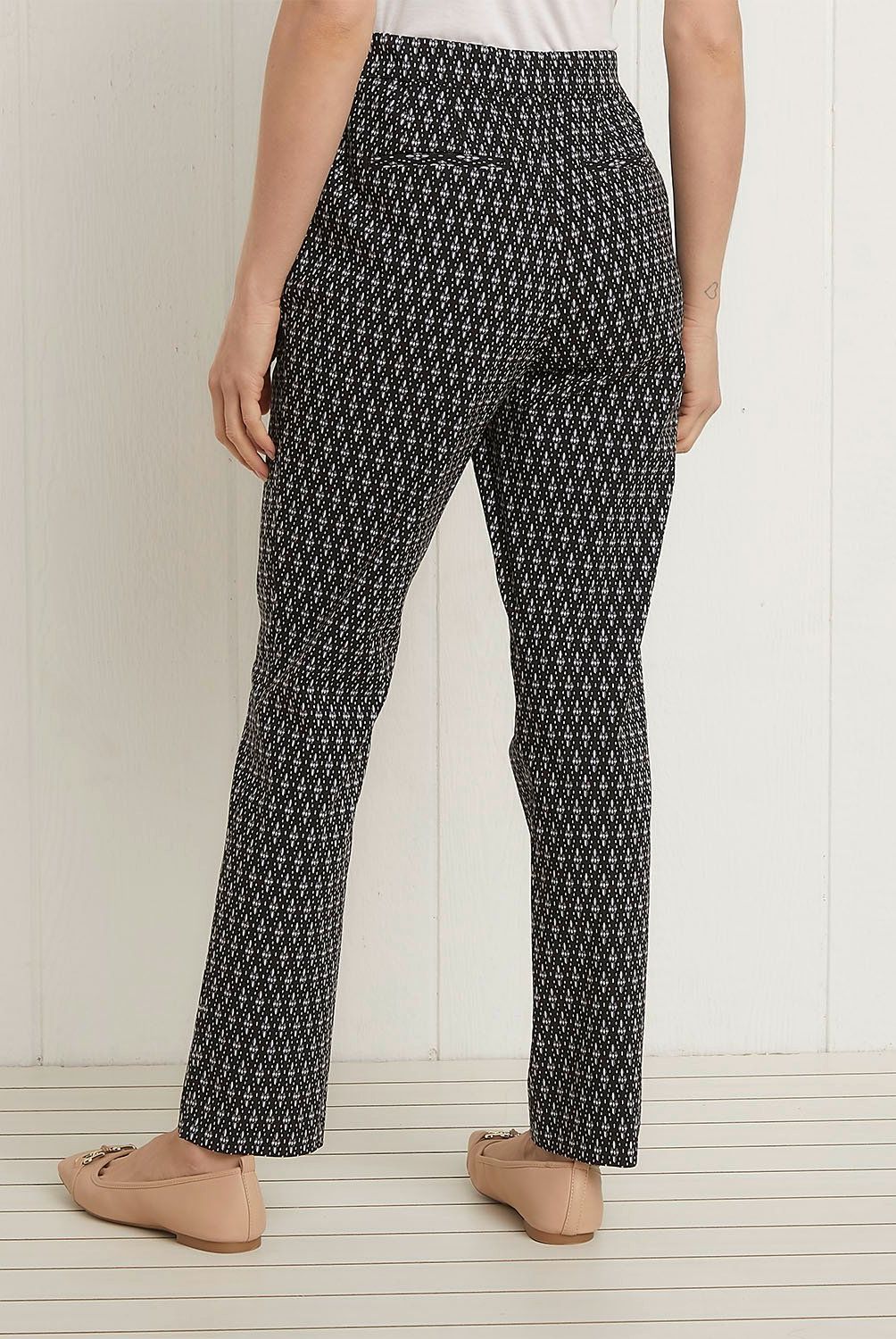 UNIVERSITY CLUB - Pantalón Mujer University Club Viscosa Straight Tiro Alto