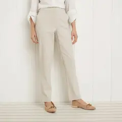 UNIVERSITY CLUB - Pantalón Straight Tiro Alto Mujer