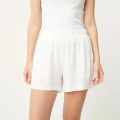 UNIVERSITY CLUB - Short Mujer Casual Viscosa Y Lino