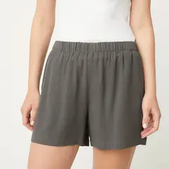 UNIVERSITY CLUB - Short Mujer Casual Viscosa Y Lino