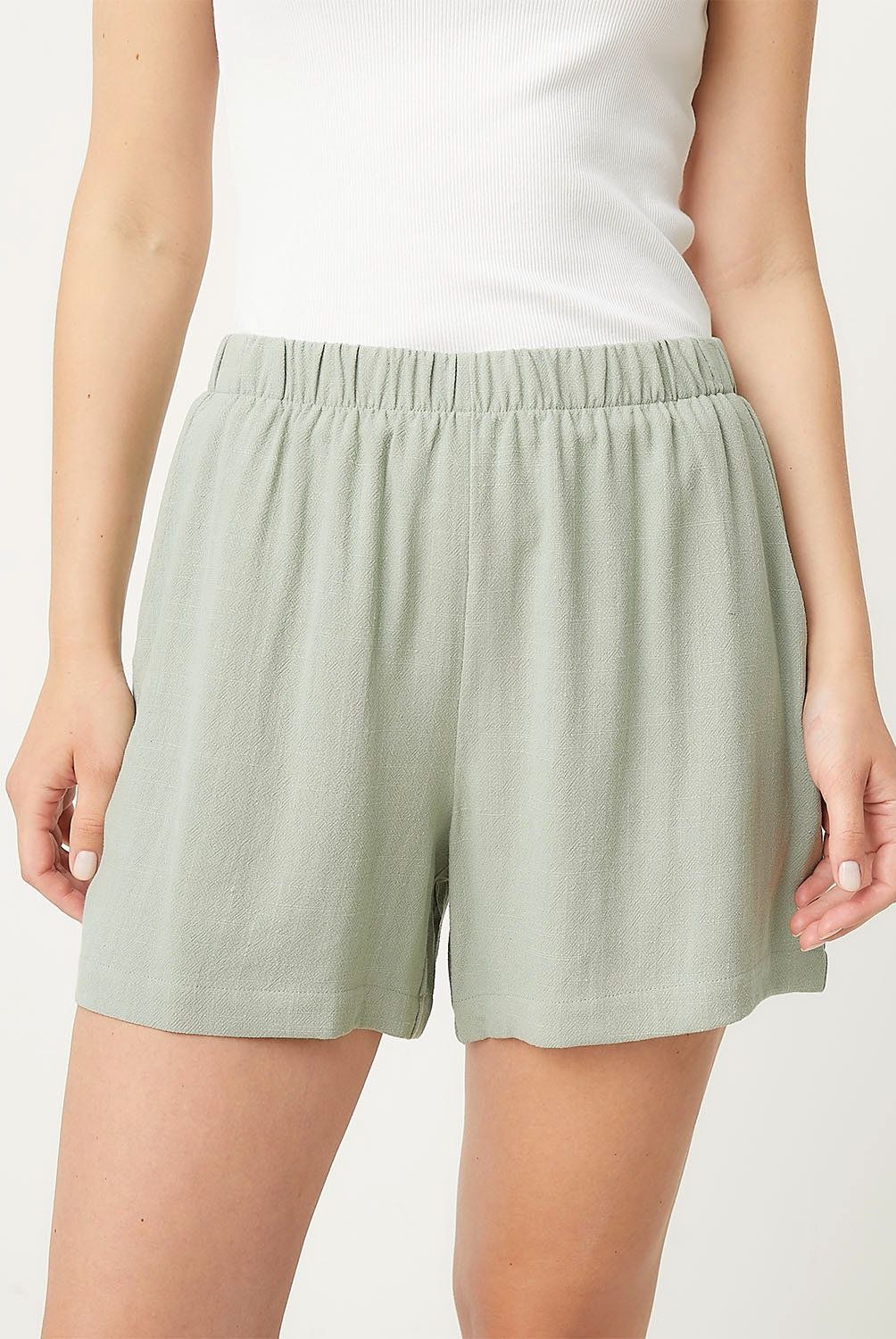 UNIVERSITY CLUB - Short University Club Mujer Casual Viscosa Y Lino
