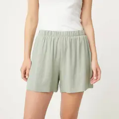 UNIVERSITY CLUB - Short Mujer Casual Viscosa Y Lino