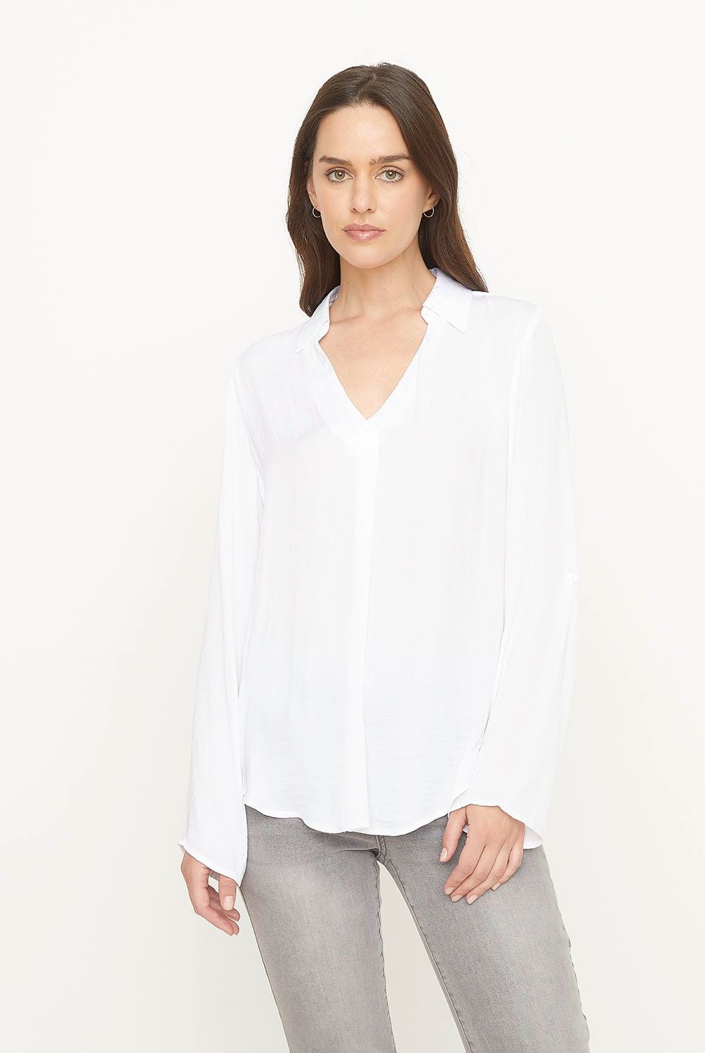 UNIVERSITY CLUB - Blusa Mujer University Club Manga Larga Cuello V