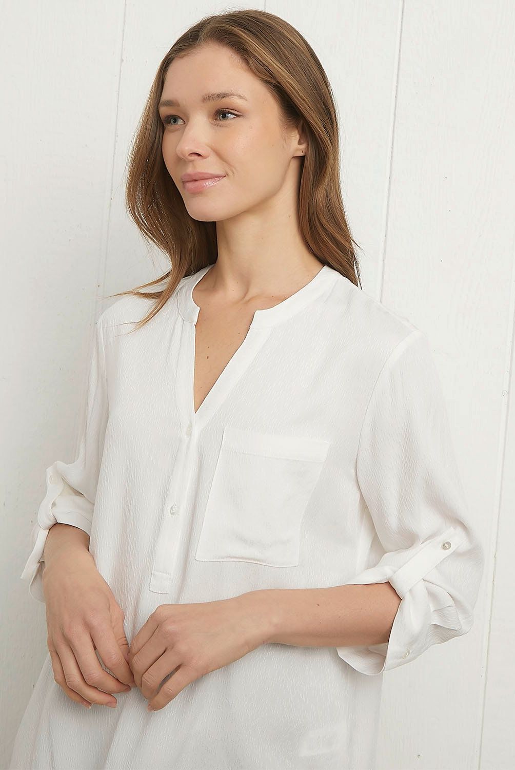 UNIVERSITY CLUB - Blusa Manga Larga Mujer University Club Viscosa