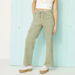 DOO AUSTRALIA - Pantalón Cargo Mujer Casual Algodón