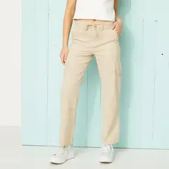 DOO AUSTRALIA - Pantalón Cargo Mujer Casual Algodón