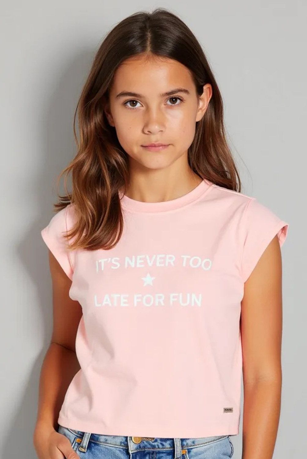 ELEVEN - Polera Eleven Casual Algodón Sin Mangas Niña