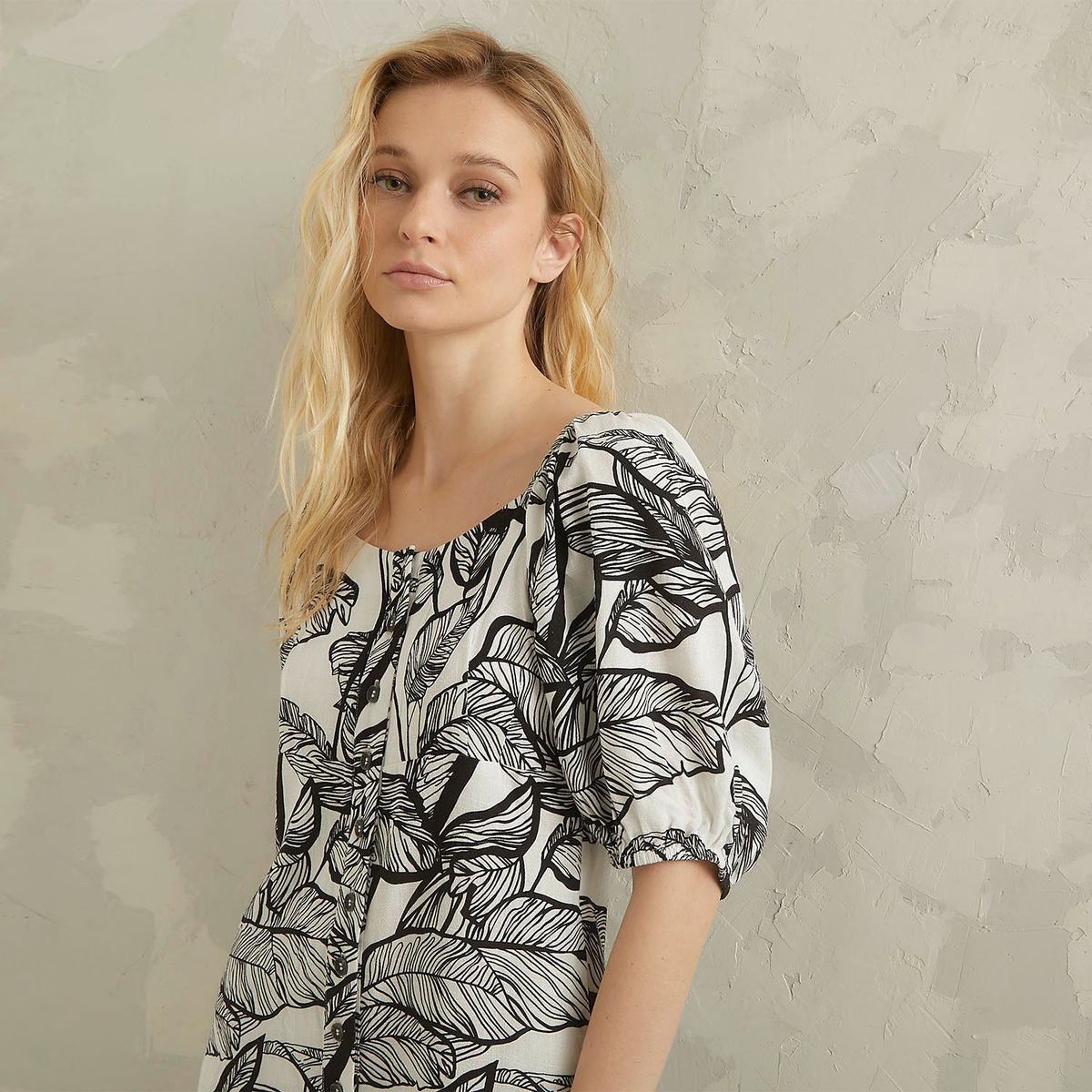 AMERICANINO - Enterito Corto Mujer Americanino Viscosa Estampado Casual