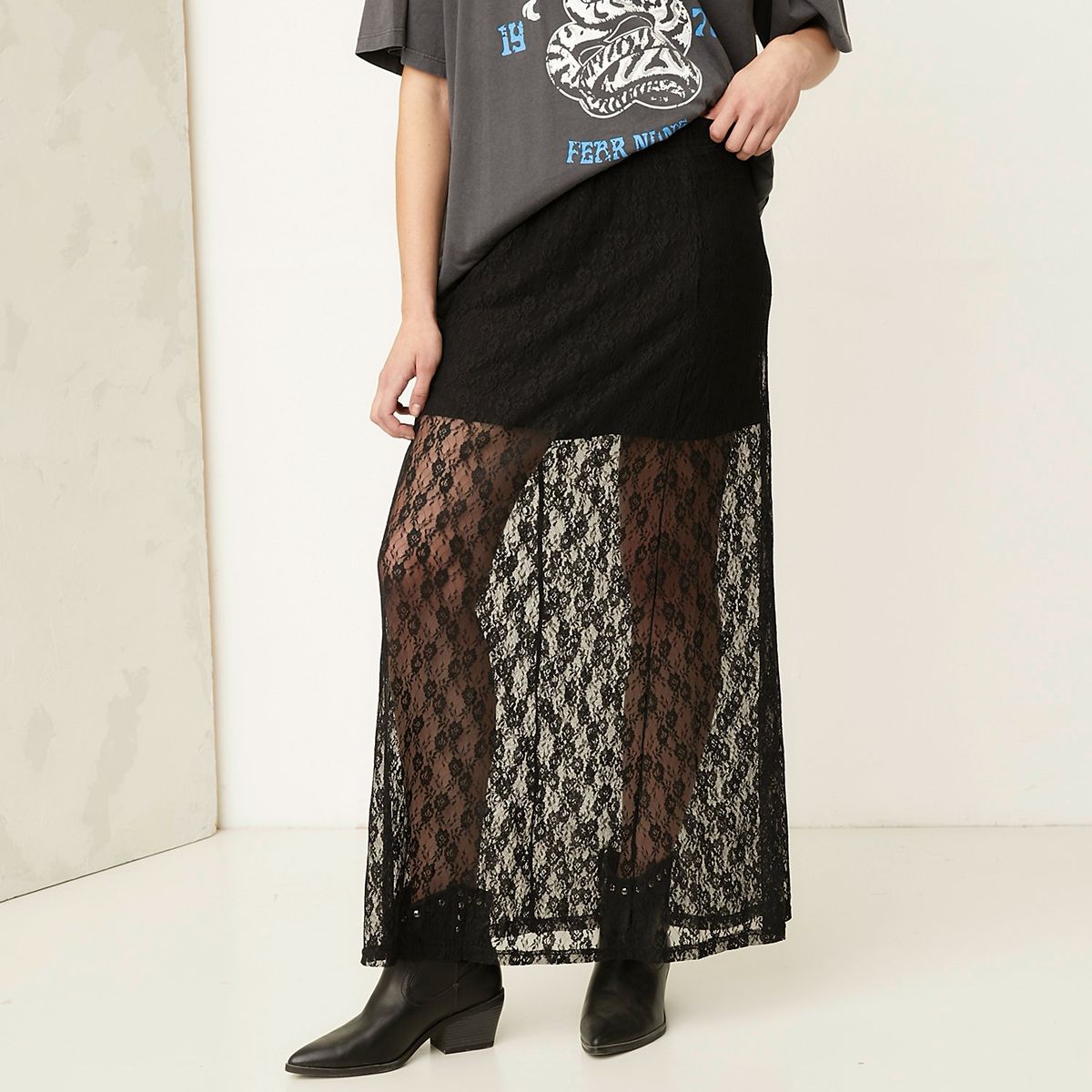 AMERICANINO - Falda Midi Mujer Americanino