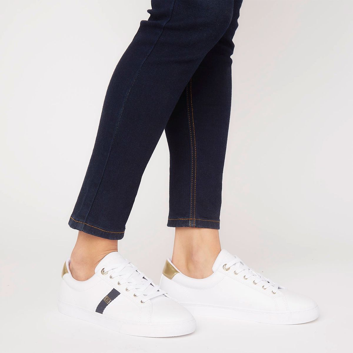 TOMMY HILFIGER - Zapatilla Urbana Mujer Blanco Tommy Hilfiger