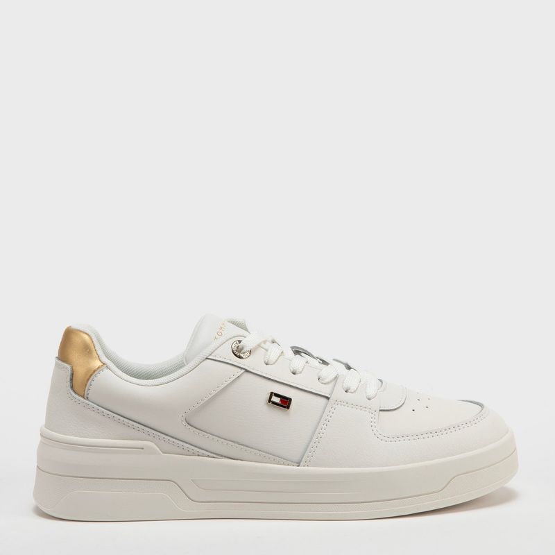 TOMMY HILFIGER - Zapatilla Urbana Mujer Beige/Khaki Tommy Hilfiger