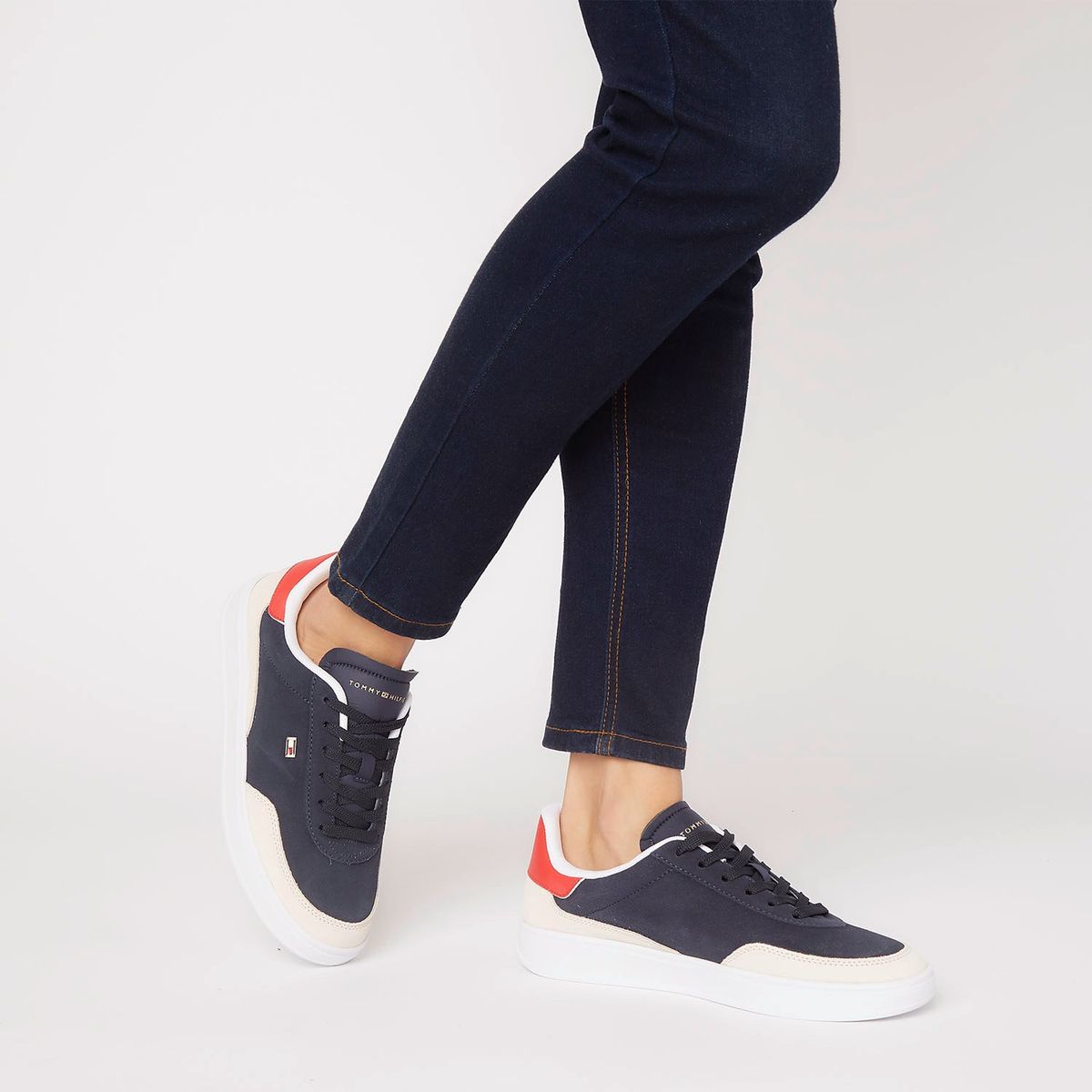 TOMMY HILFIGER - Zapatilla Urbana Mujer Azul Tommy Hilfiger