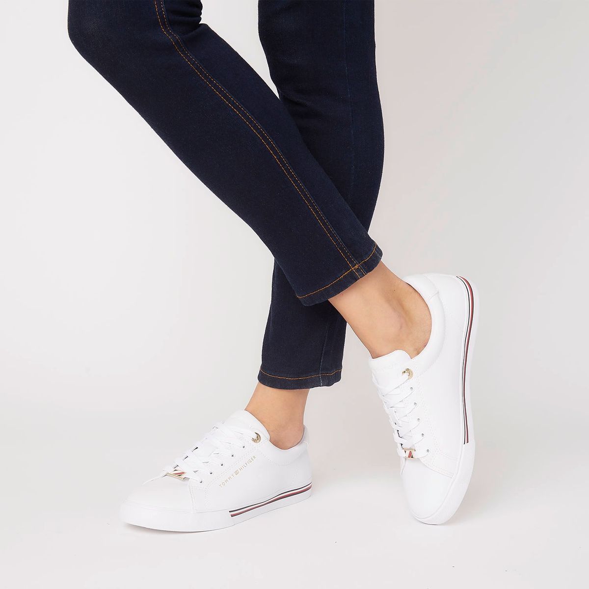 TOMMY HILFIGER - Zapatilla Urbana Mujer Blanco Tommy Hilfiger