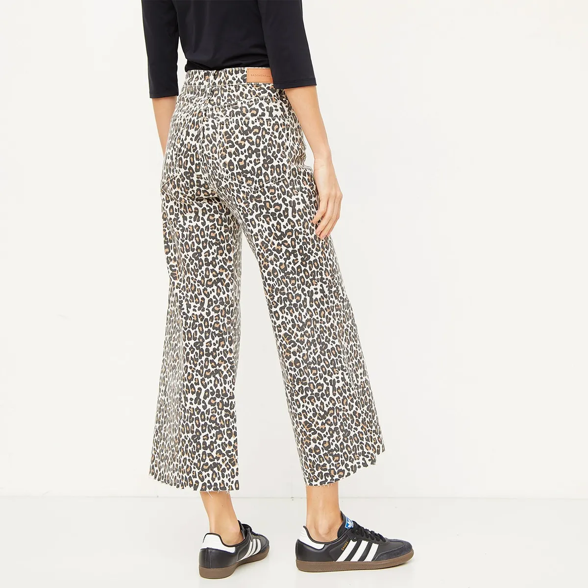 BASEMENT - Jeans Tiro Alto Mujer Basement Denim