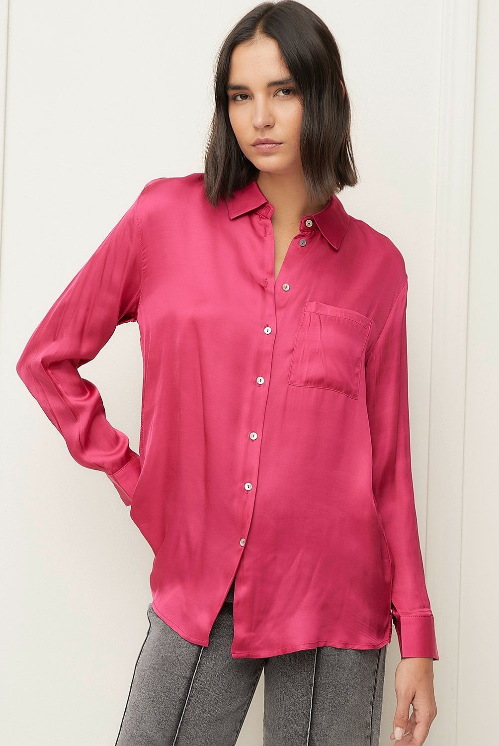 BASEMENT - Blusa Mujer Basement Manga Larga Diseño Animal Print