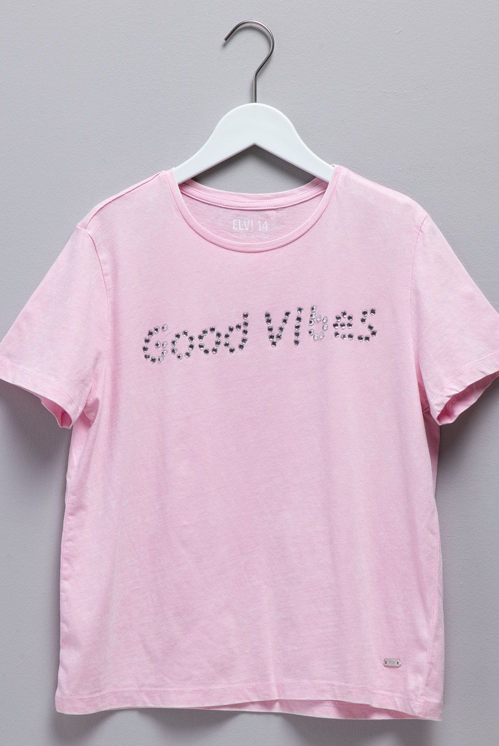 ELEVEN - Polera Algodón Estampada Niña Eleven Manga Corta