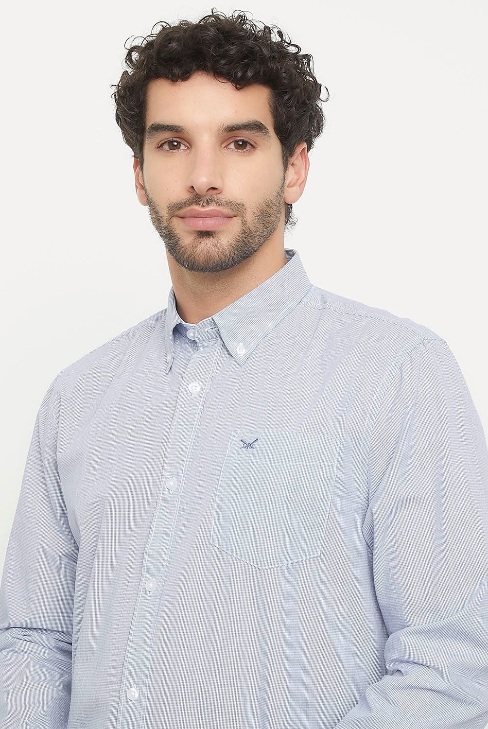 UNIVERSITY CLUB - Camisa Manga Larga Casual Algodón Hombre University Club