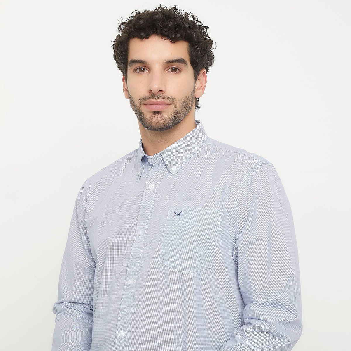 UNIVERSITY CLUB - Camisa Manga Larga Casual Algodón Hombre University Club