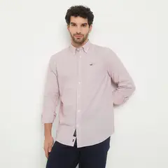 UNIVERSITY CLUB - Camisa Manga Larga Casual Algodón Hombre
