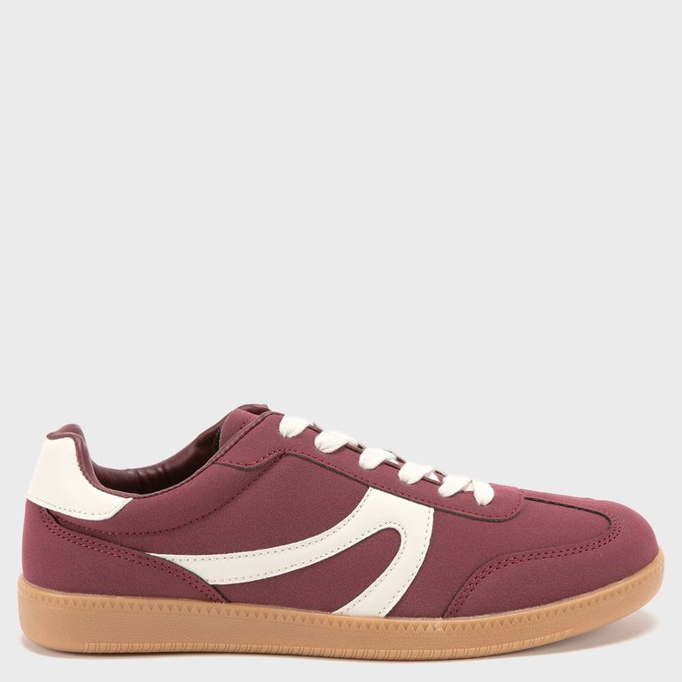 Zapatillas Urbanas Mujer Color Rojo