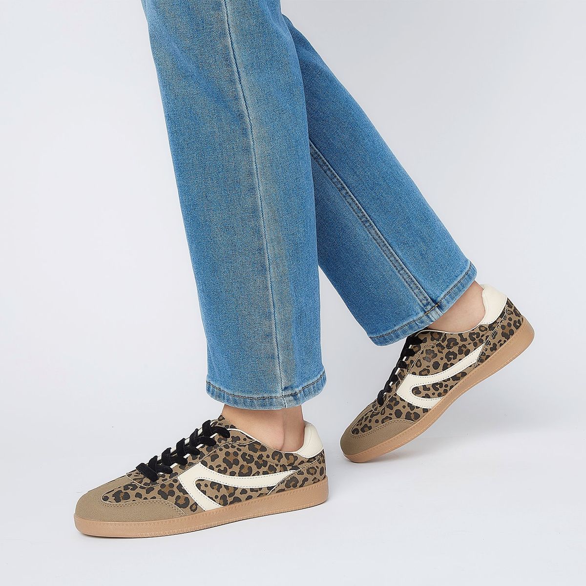 SYBILLA - Zapatilla Urbana Mujer Animal Print Sybilla