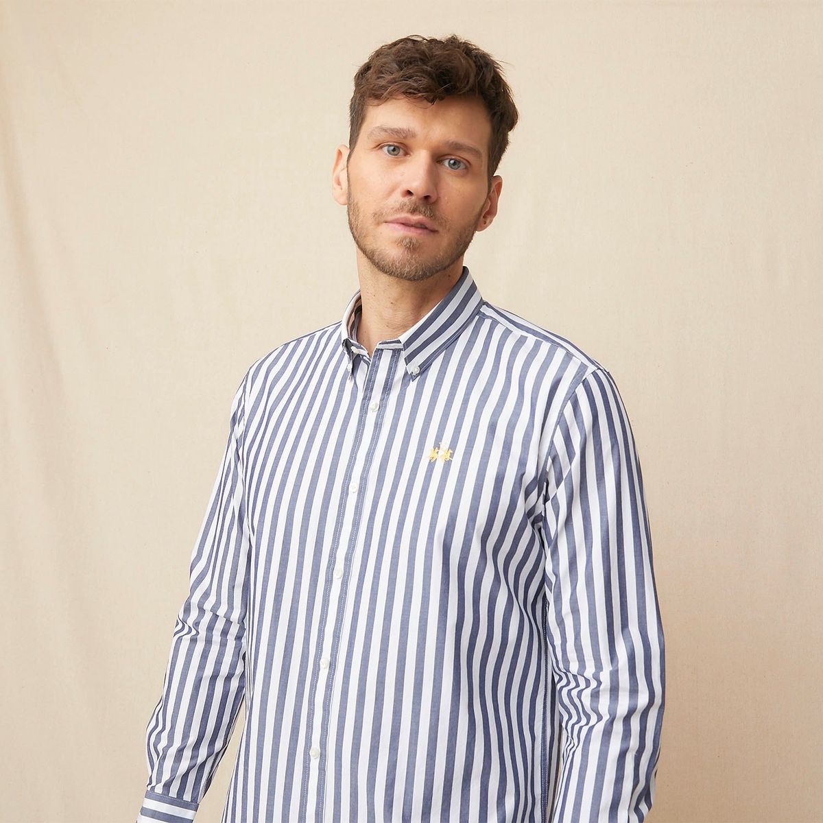 LA MARTINA - Camisa Casual Manga Larga Algodón Hombre La Martina